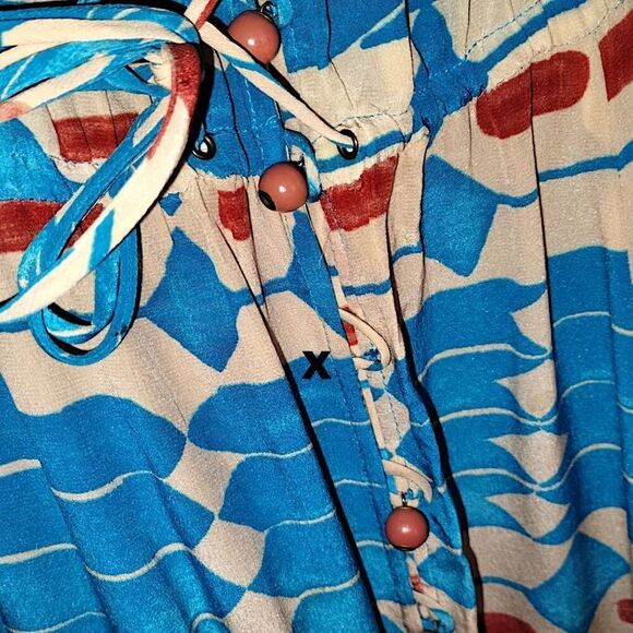 Plenty Tracy Reese Womens Dress Sz M Maxi Swiftie Silk Anthropologie Bohemian - Picture 11 of 15